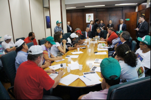 Em auudiência com MAPA, Sec. Geral da Presidência