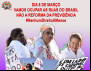 Bandeira das Agricultoras familiares no Dia 8 de Março é contra a reforma da previdência